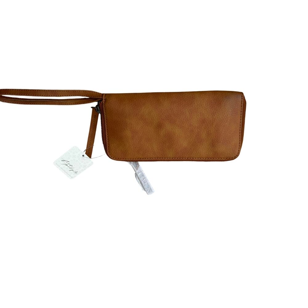Free People Wallet & Wristlet, vegan Leather, Tan colored, Purse, NWT